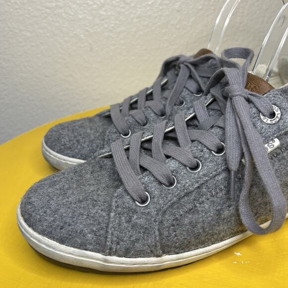 Taos Star Burst Shoes Gray Wool Comfort Casual Walking Sneakers Women’s Size 9 - Picture 3 of 16